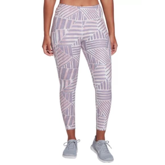 CALIA by Carrie Underwood | Pink Stripe 7/8 Leggings - Picture 1 of 4